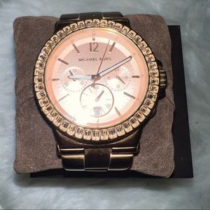 Michael Kors Oversized Rose Gold Watch